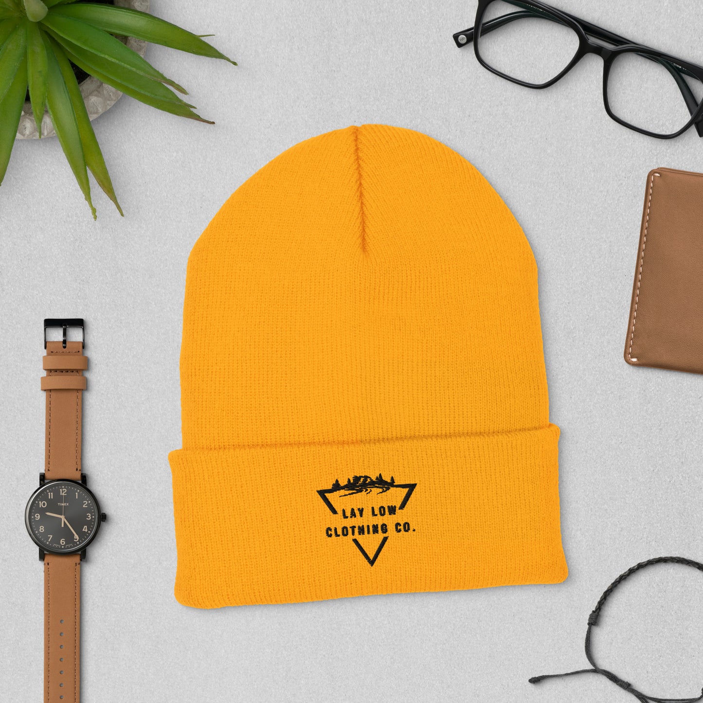 Embroidered OG Logo Cuffed Beanie