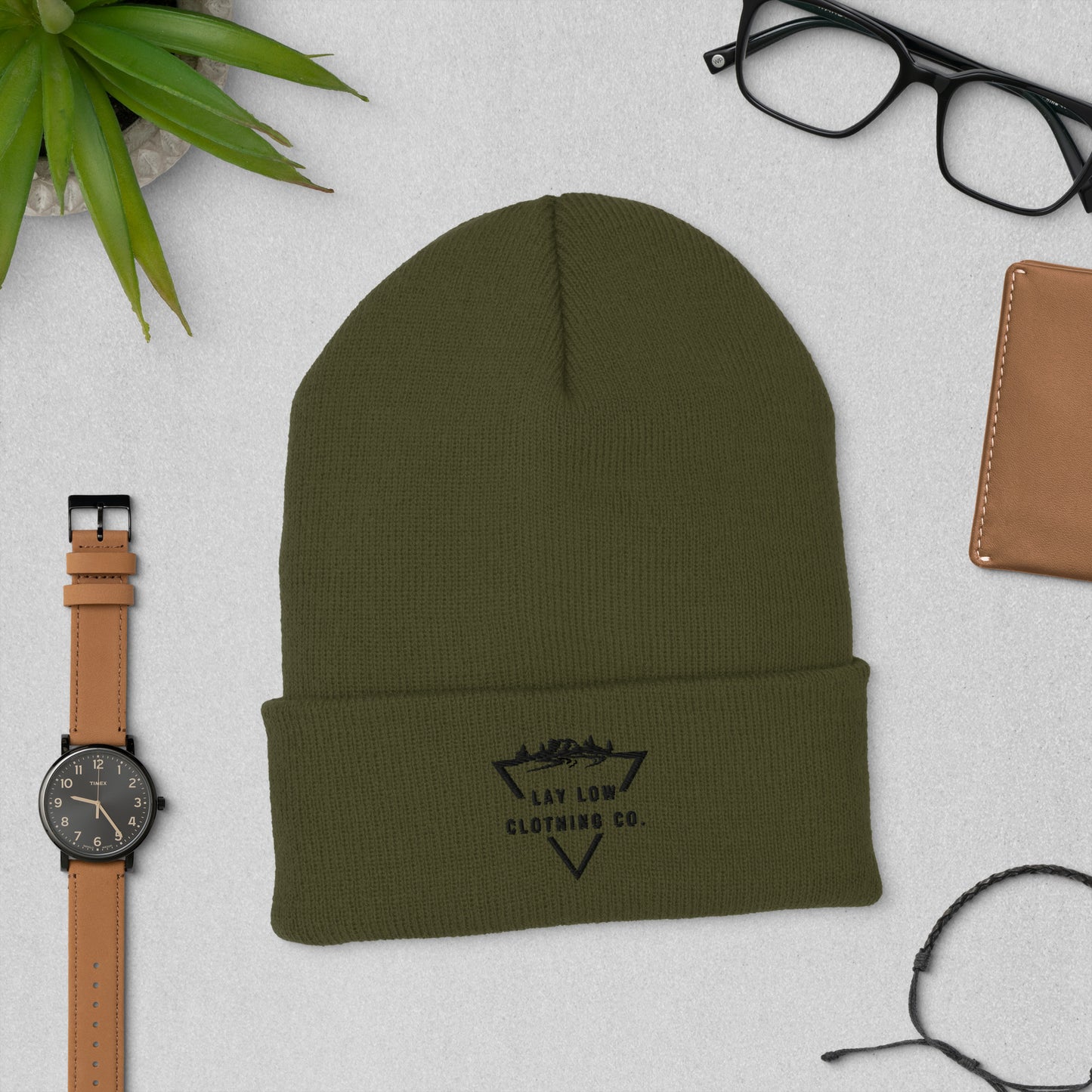 Embroidered OG Logo Cuffed Beanie