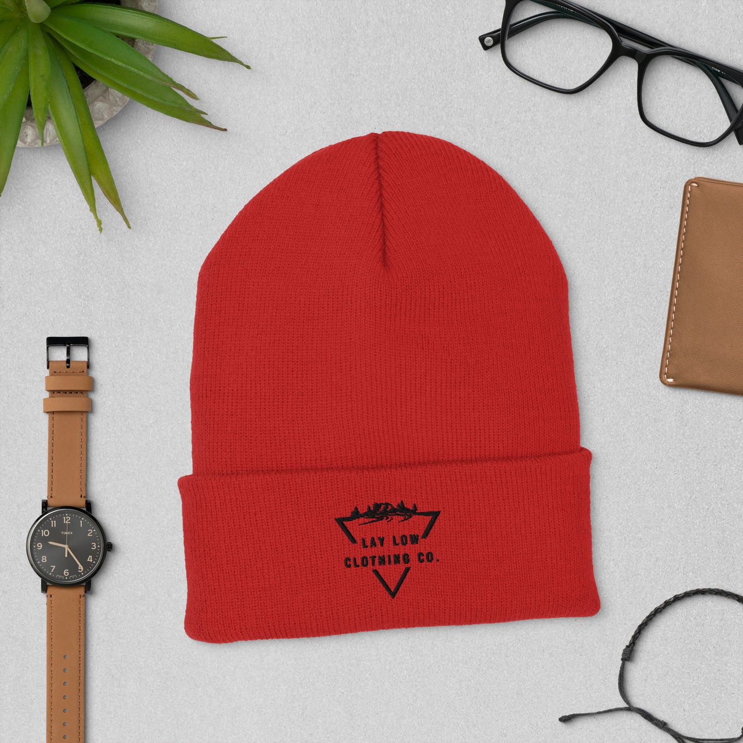 Embroidered OG Logo Cuffed Beanie